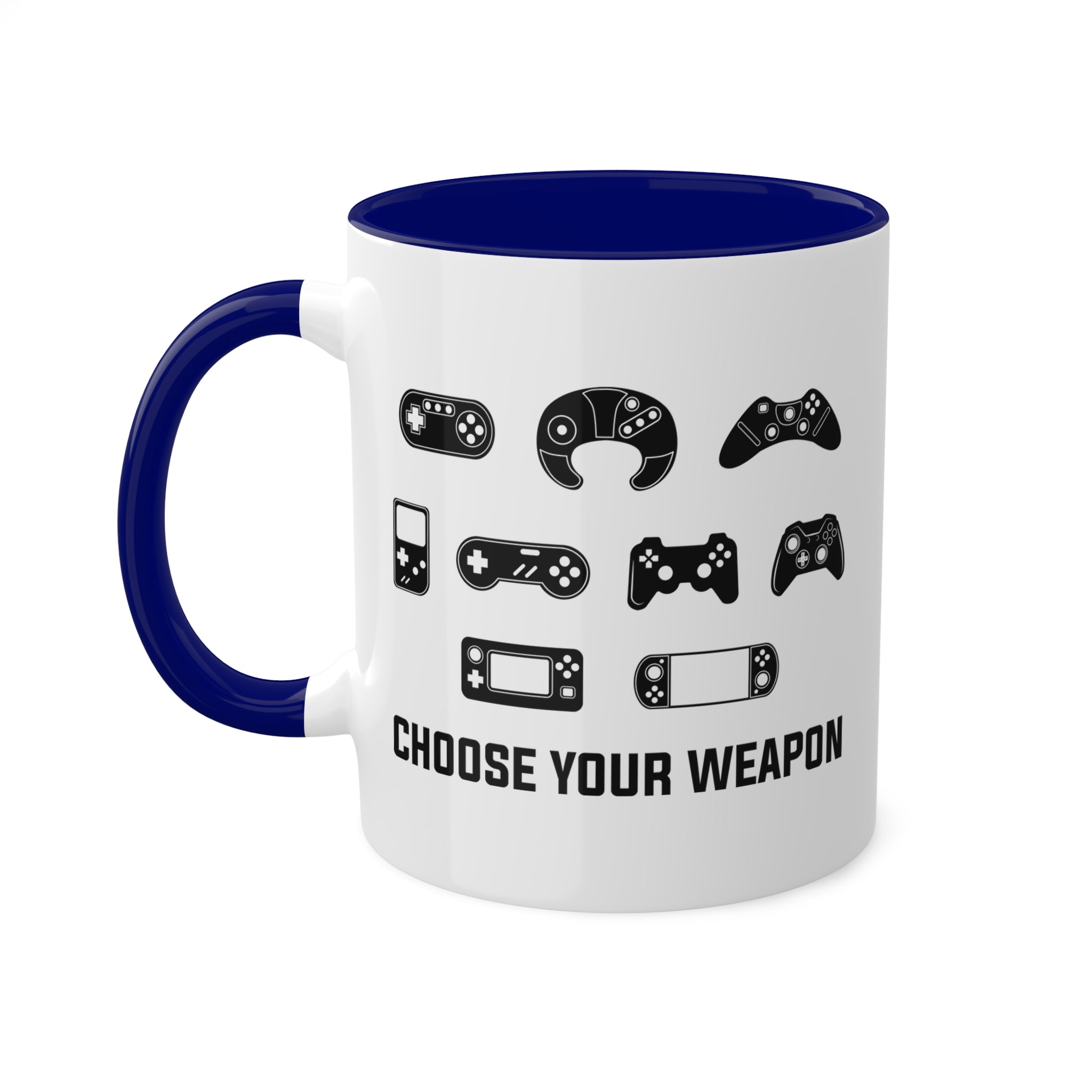 Choose Your Weapon - Inner-Color-Mugs