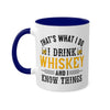 I Drink Whiskey and I Know Things - Inner-Color-Mugs