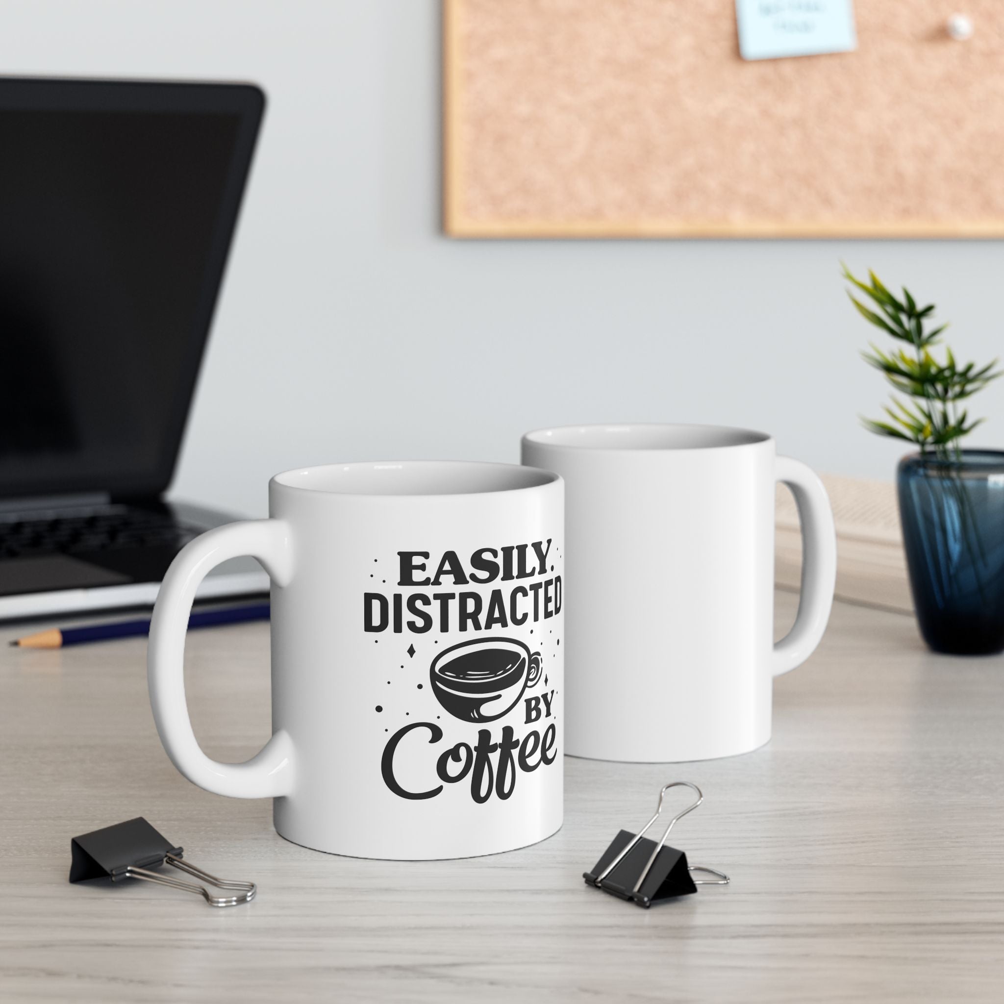 Easily Distracted By Coffee - Mugs