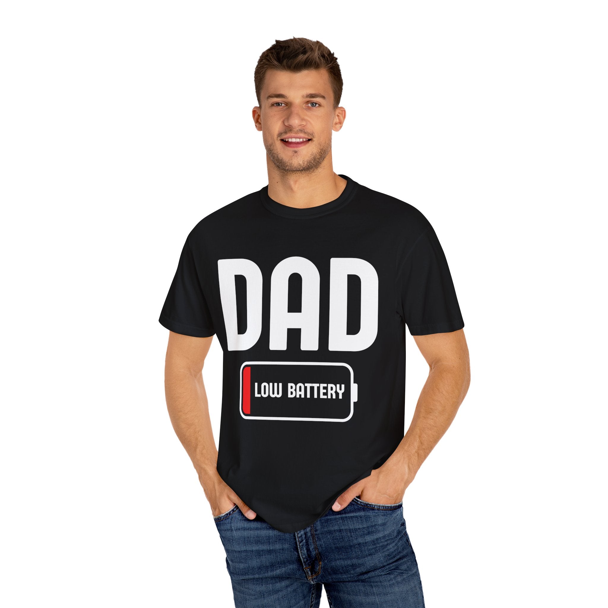 Dad Low Battery - Unisex T-Shirts