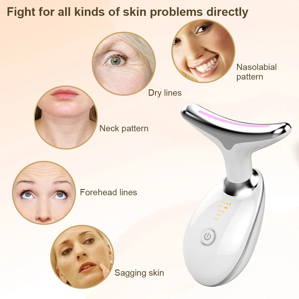 Facial Microcurrent EMS Neck Face Lifting Massager